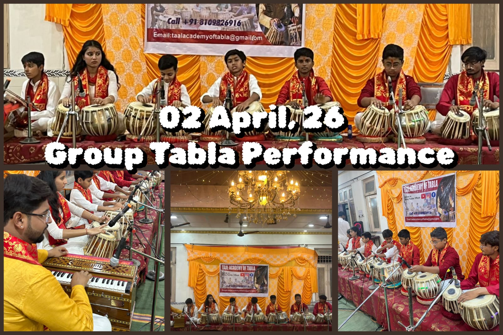 Group Tabla Performance Dutta Mandir , Bhopal