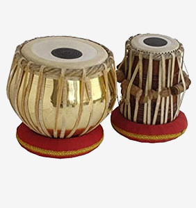 Tabla Pair With Brass Dugga (T-01)
