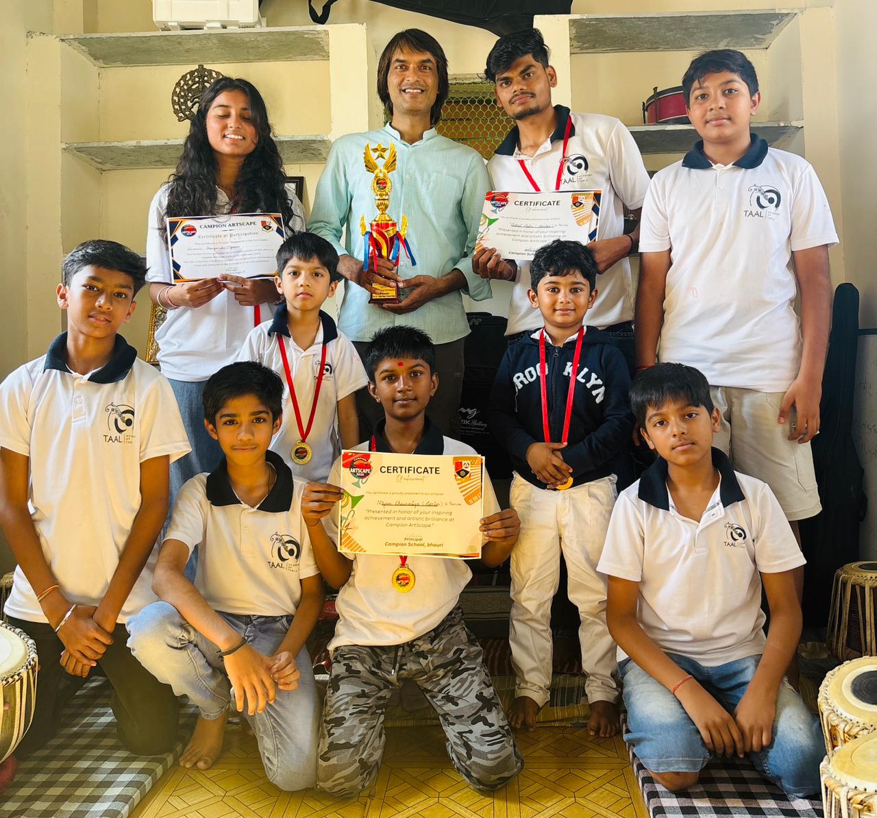 Taal Academy students participated in Campion ARTSCAPE 2025 and secured 1st Position ???? in Group T